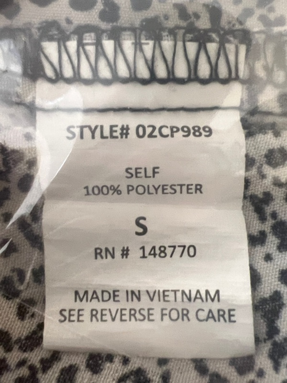 Sienna Sky Black and Ivory Lightweight Pant - Picture 6 of 8